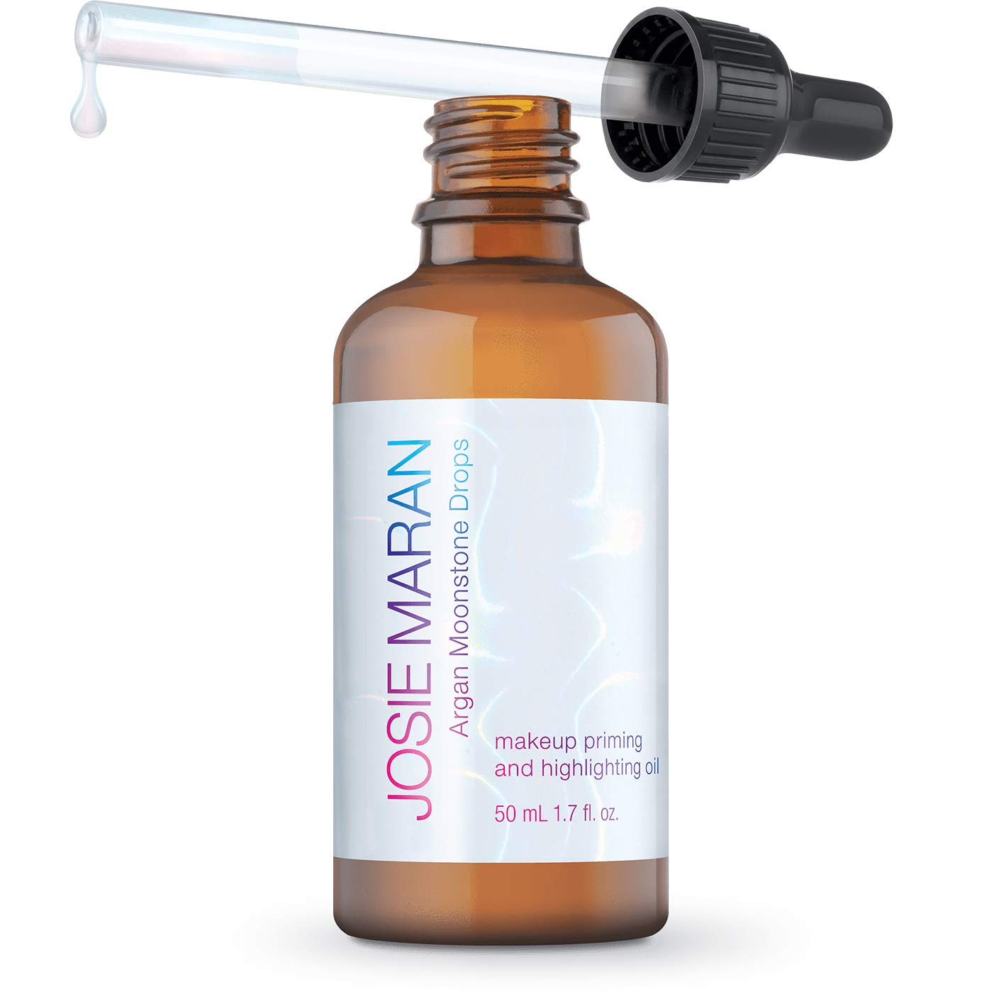 Josie Maran Argan Moonstone Drops Makeup Priming and Highlighting Oil 1.7 oz/ 50 mL