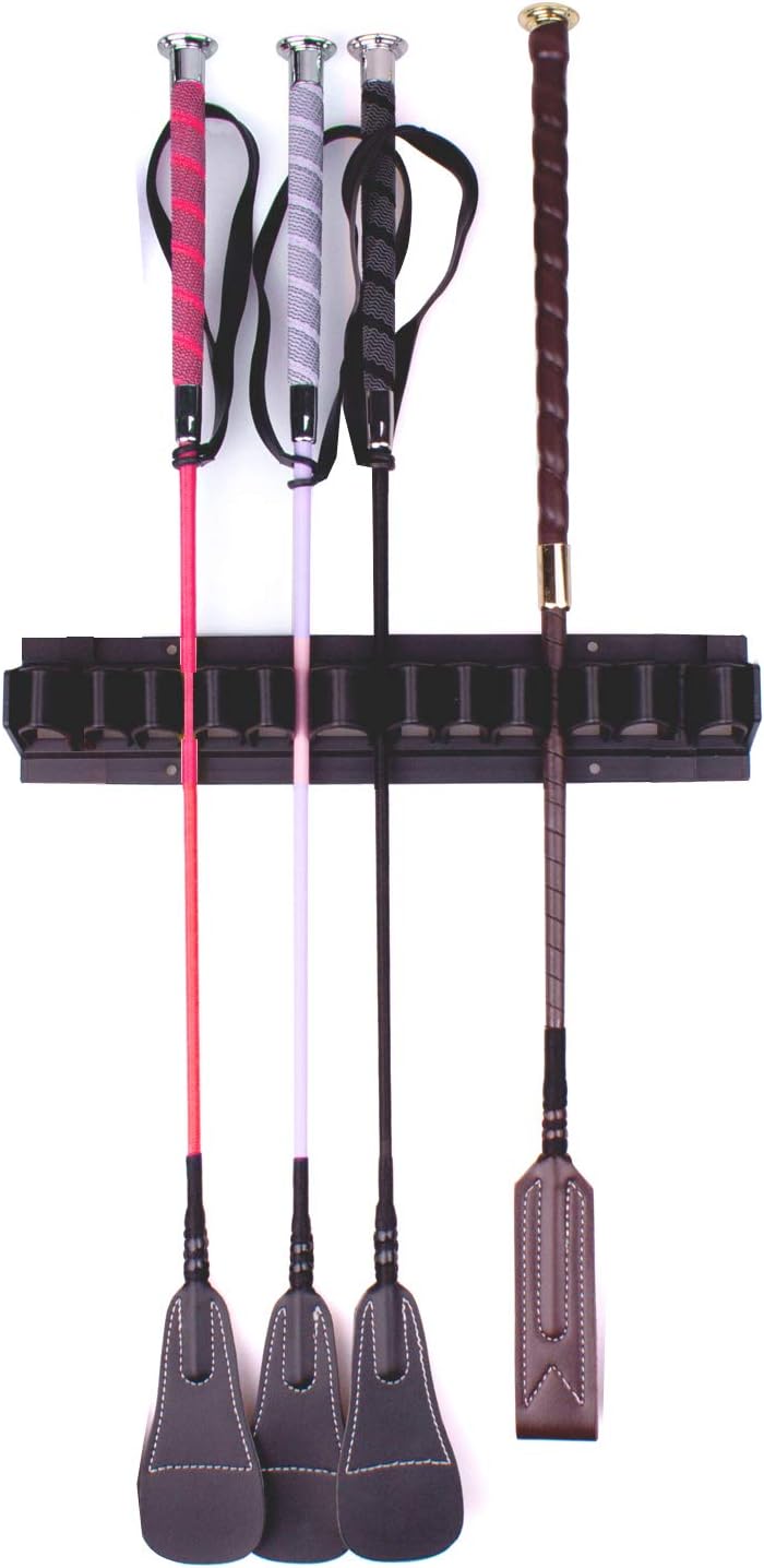 Horse Whip Crop Holder Rack Wall mounted Bracket Hanger