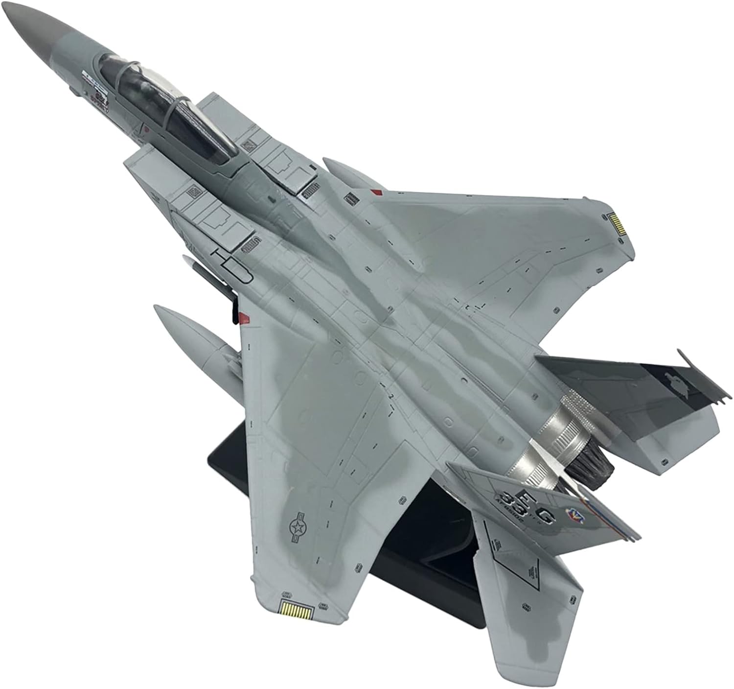Yuemsh 1/100 Scale Diecast Airplanes F15 Eagle American Navy Airplanes Model for Collection Gift Room Decor