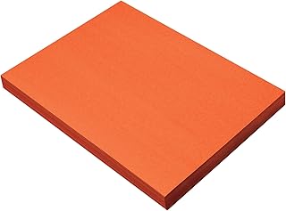 Prang (Formerly SunWorks) Construction Paper, Orange, 9" x 12", 100 Sheets