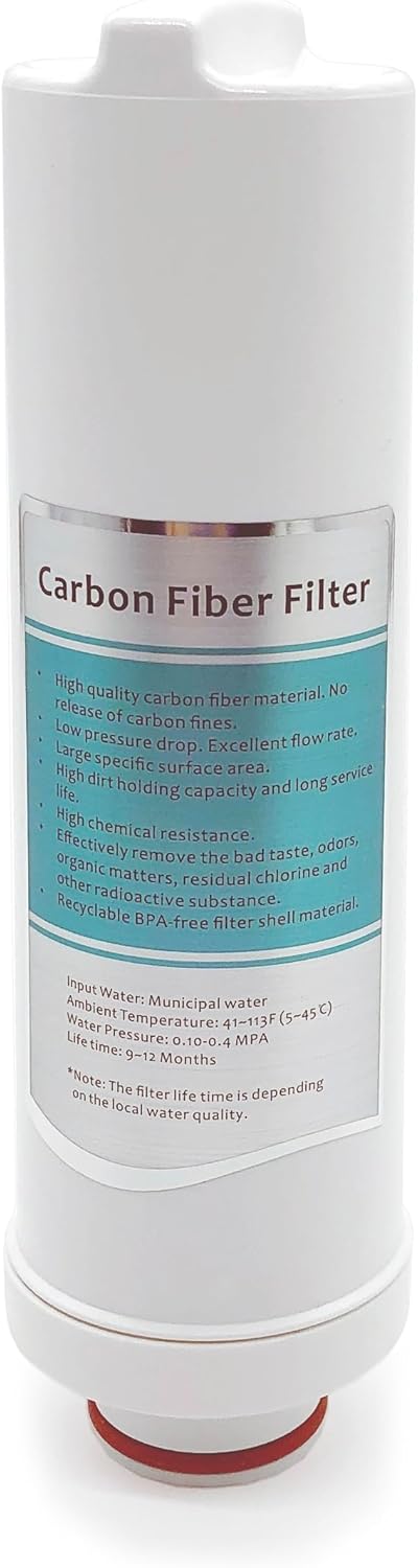 Replacement Internal Active Carbon Filter for PH3~11 Alkaline Water Ionizer Purifier Machine Only