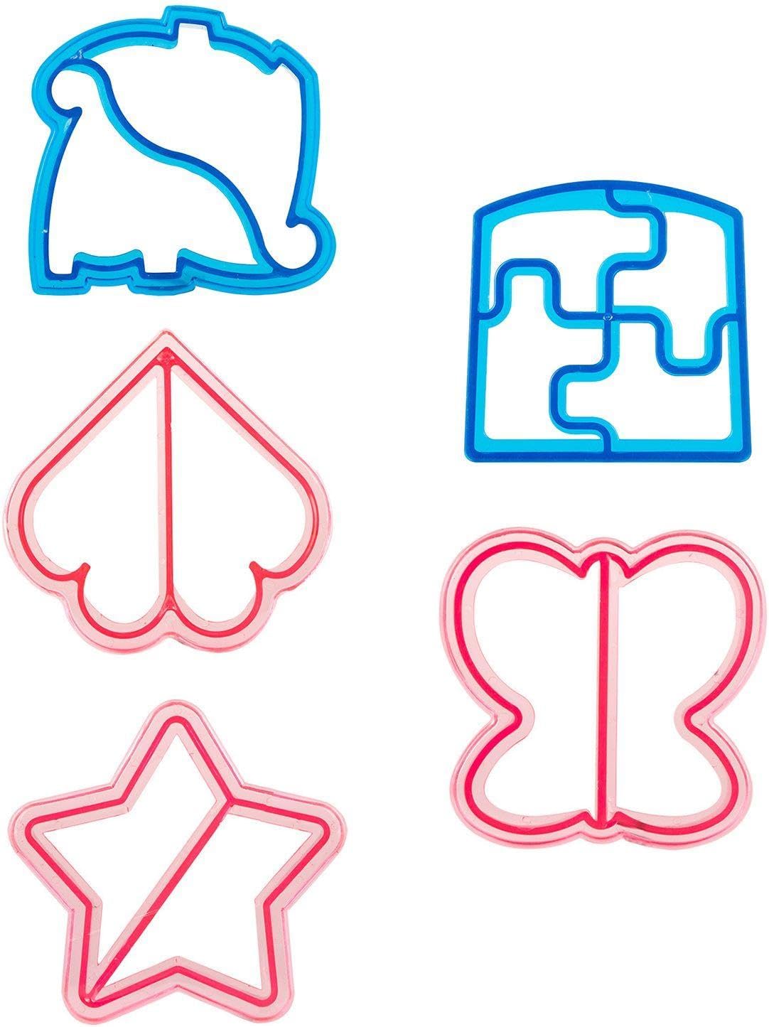 5 Pieces Sandwich Molds, Cute Bread Molds, Bread Cutters, Plastic Cartoon Molds, Kitchen Utensils