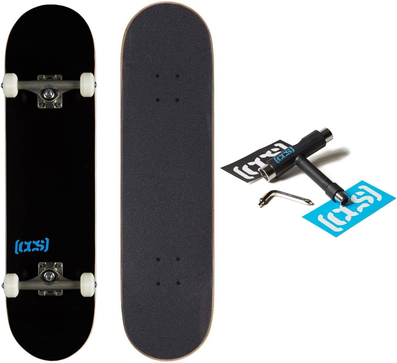 [CCS] Skateboard Complete | Maple Wood | Professional Grade | Fully Assembled with Skate Tool & Stickers | Adults, Kids, Teens, Youth | Boys & Girls