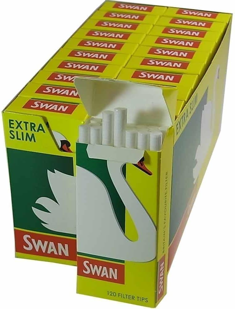 SWAN Extra Slim Filter Tips Box of 20Packs