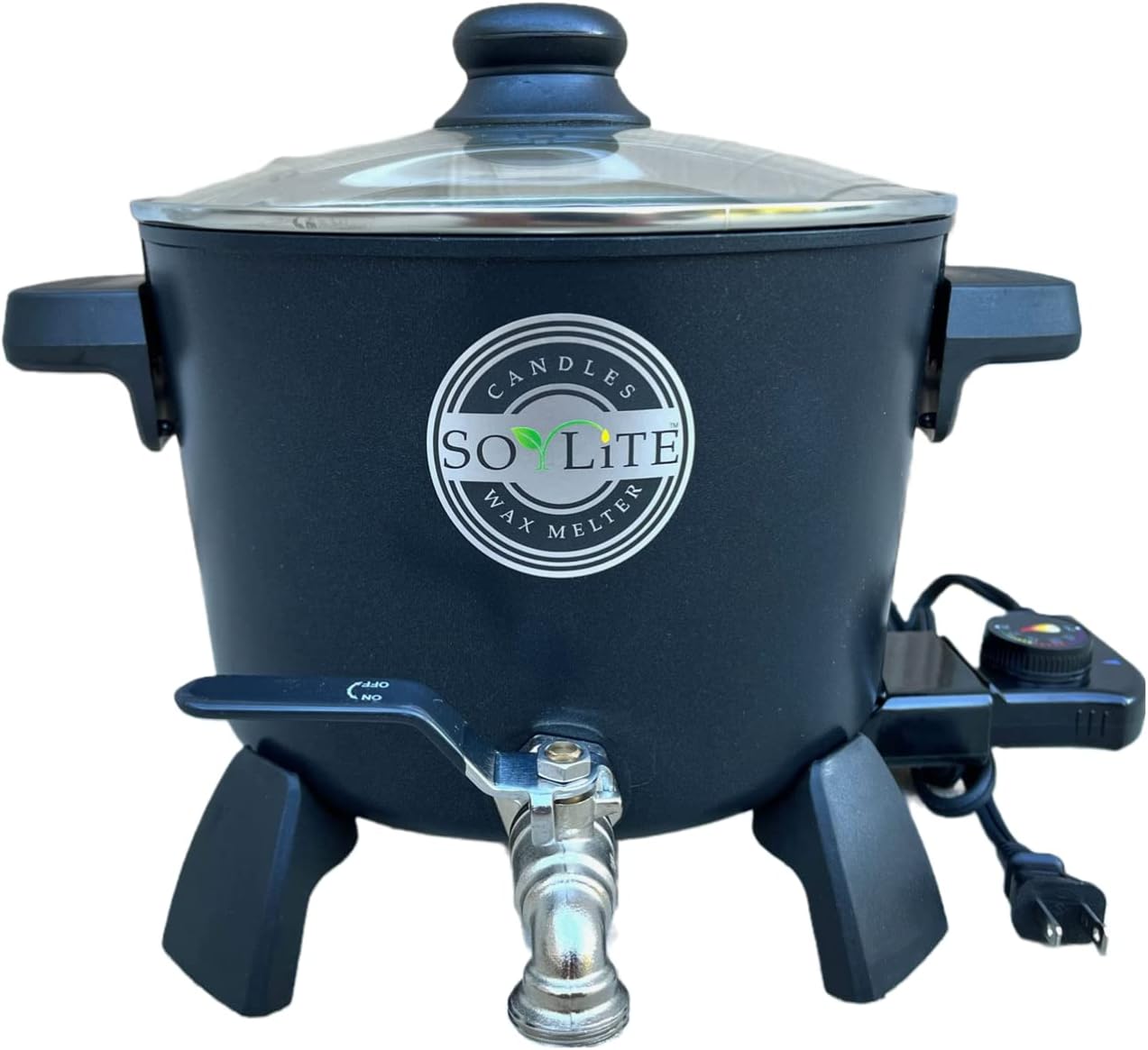 Wax Melter for Candle Making, Holds Approximately 7 Qts Or 14 Lbs of Melted Wax, Wax Melter Has Easy Pour Valve, by Soylite Candles