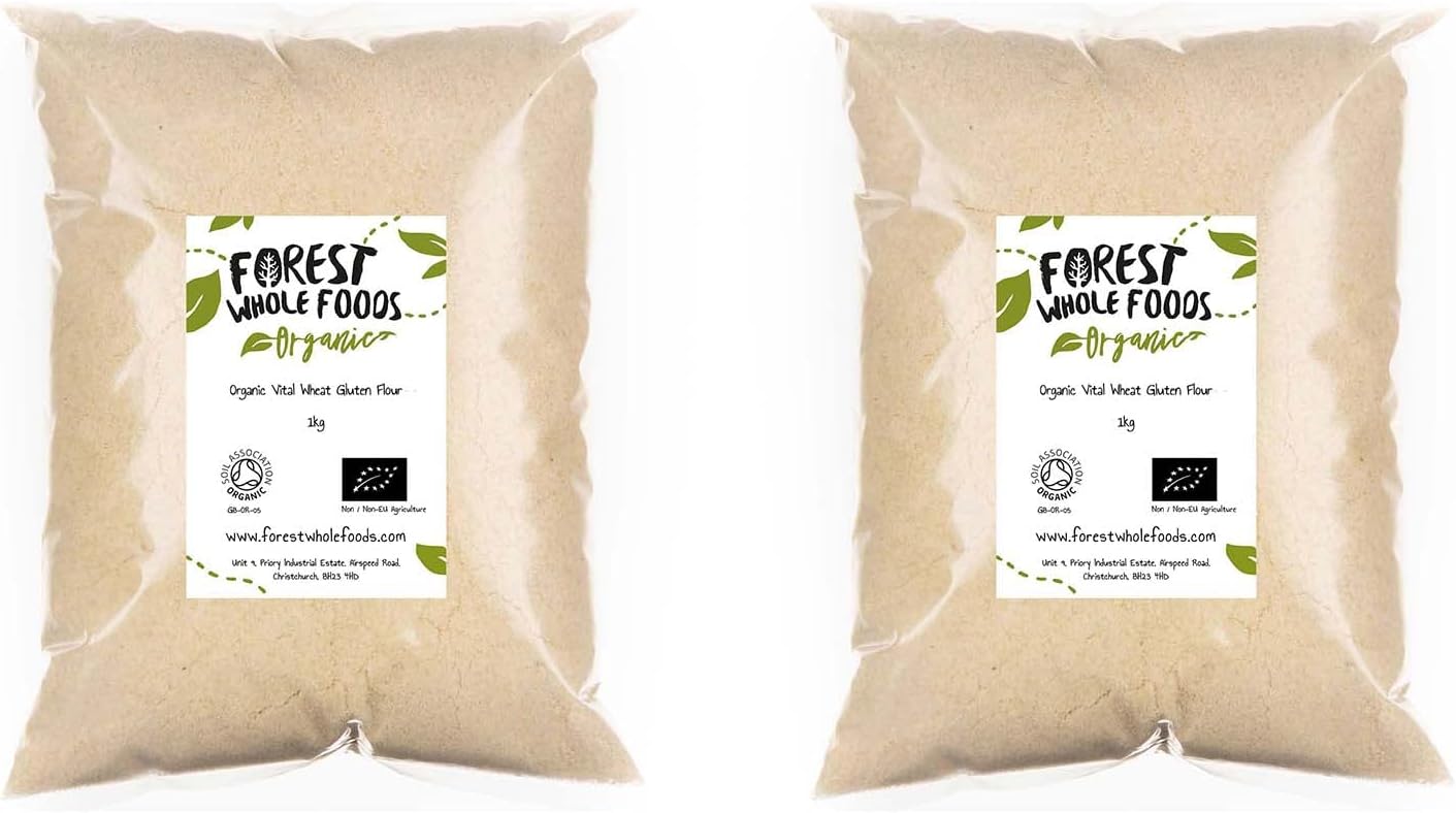Organic Vital Wheat Gluten Flour - Forest Whole Foods (2kg)