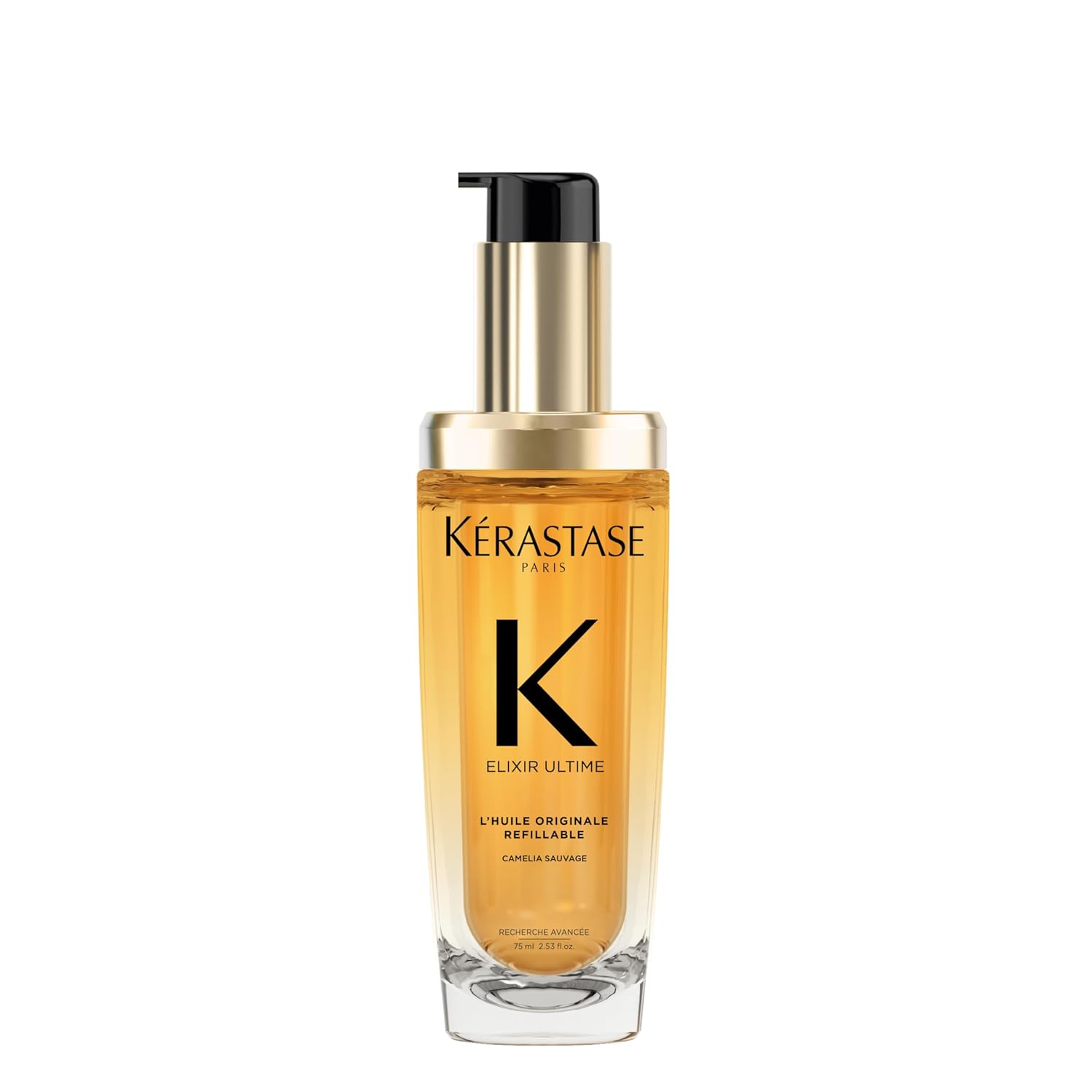 Kerastase Elixir Ultime Refillable Hair Oil - Hydrates & Smoothes Frizz, Adds Shine, With Wild Camellia, Nourishes & Strengthens Hair, For All Hair Types