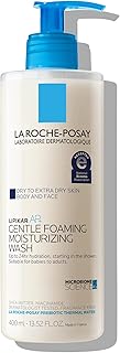 La Roche Posay Lipikar AP+ Gentle Foaming Moisturizing Wash, Shea Butter + Niacinamide + Glycerin, Moisturizing Body Wash For Dry Skin, National Eczema Association Accepted, Soap Free