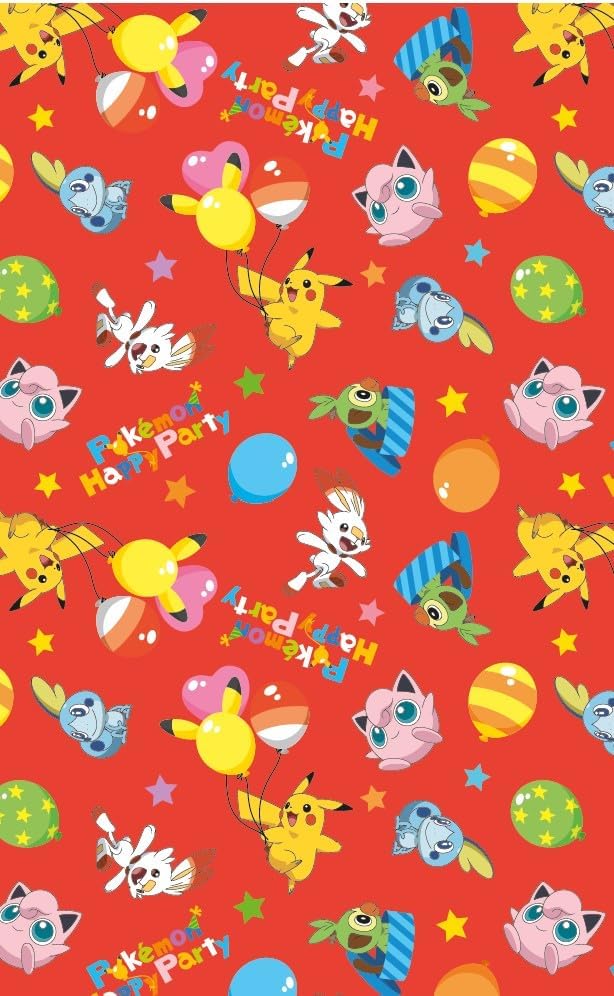 Pokemon Wrapping Paper 2M Roll Wrap Pokemon Happy Party Gift Wrap