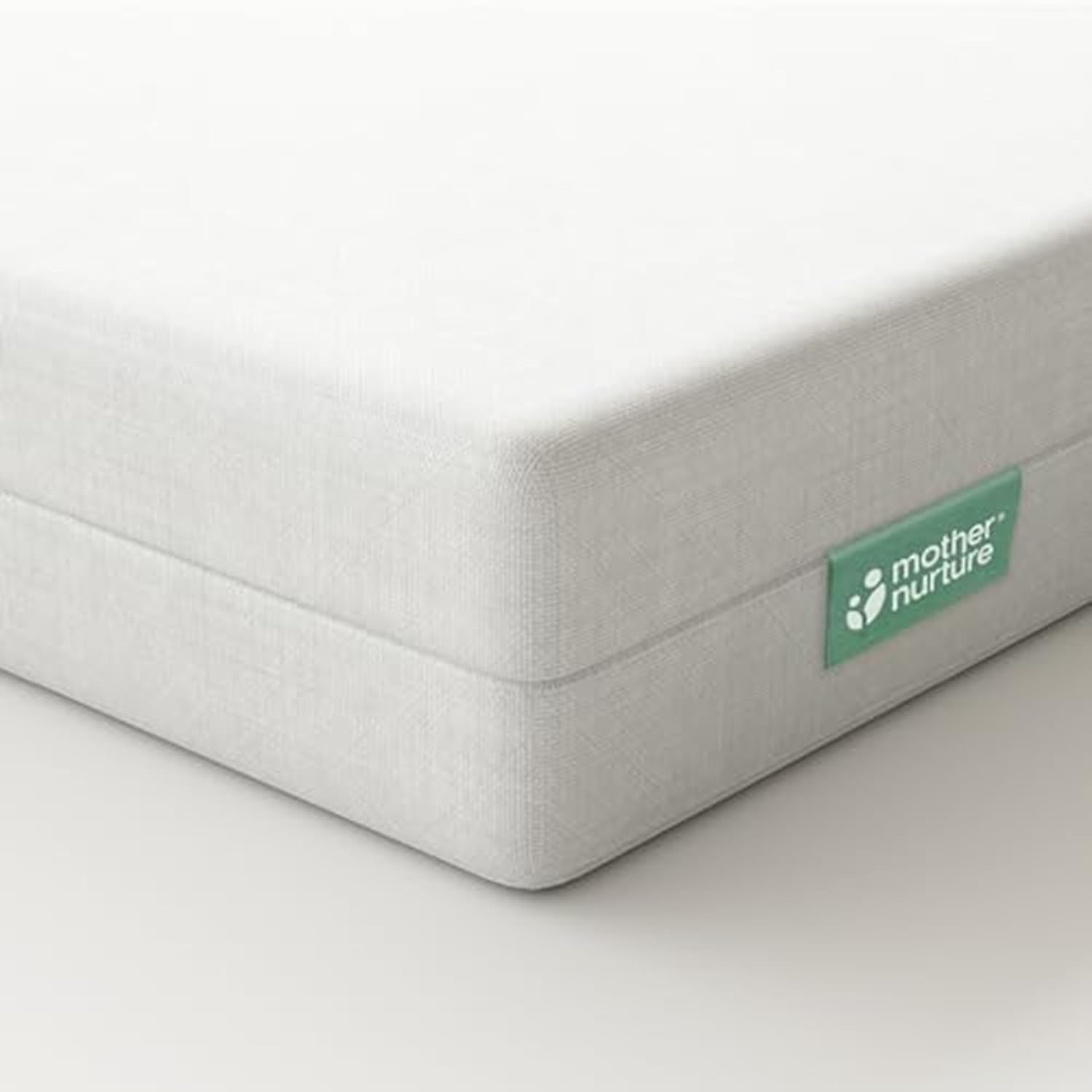 Mother Nurture Eco Fibre Cot Bed Mattress (120 x 60cm x 10cm) Breathable Baby Cot Bed Mattress for Comfy Night’s Sleep, Reversible & Hypoallergenic with Removable Cover for Easy Clean, BSI Tested