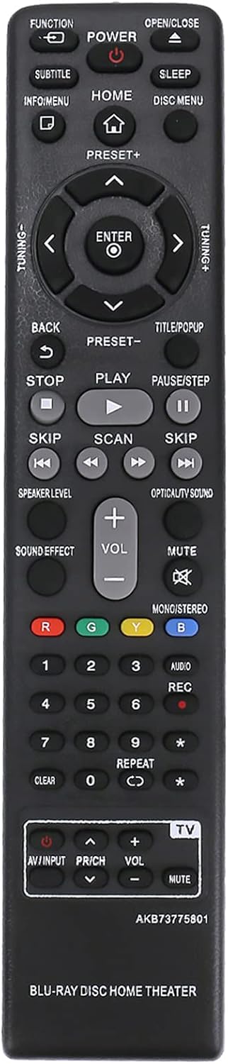 New VINABTY replacement AKB73775801 Remote Control FOR LG Blu-ray DISC Home Theater BH5140S BH5140 LHB655 BH4030S BH6530TW BH5440P LHB655FB