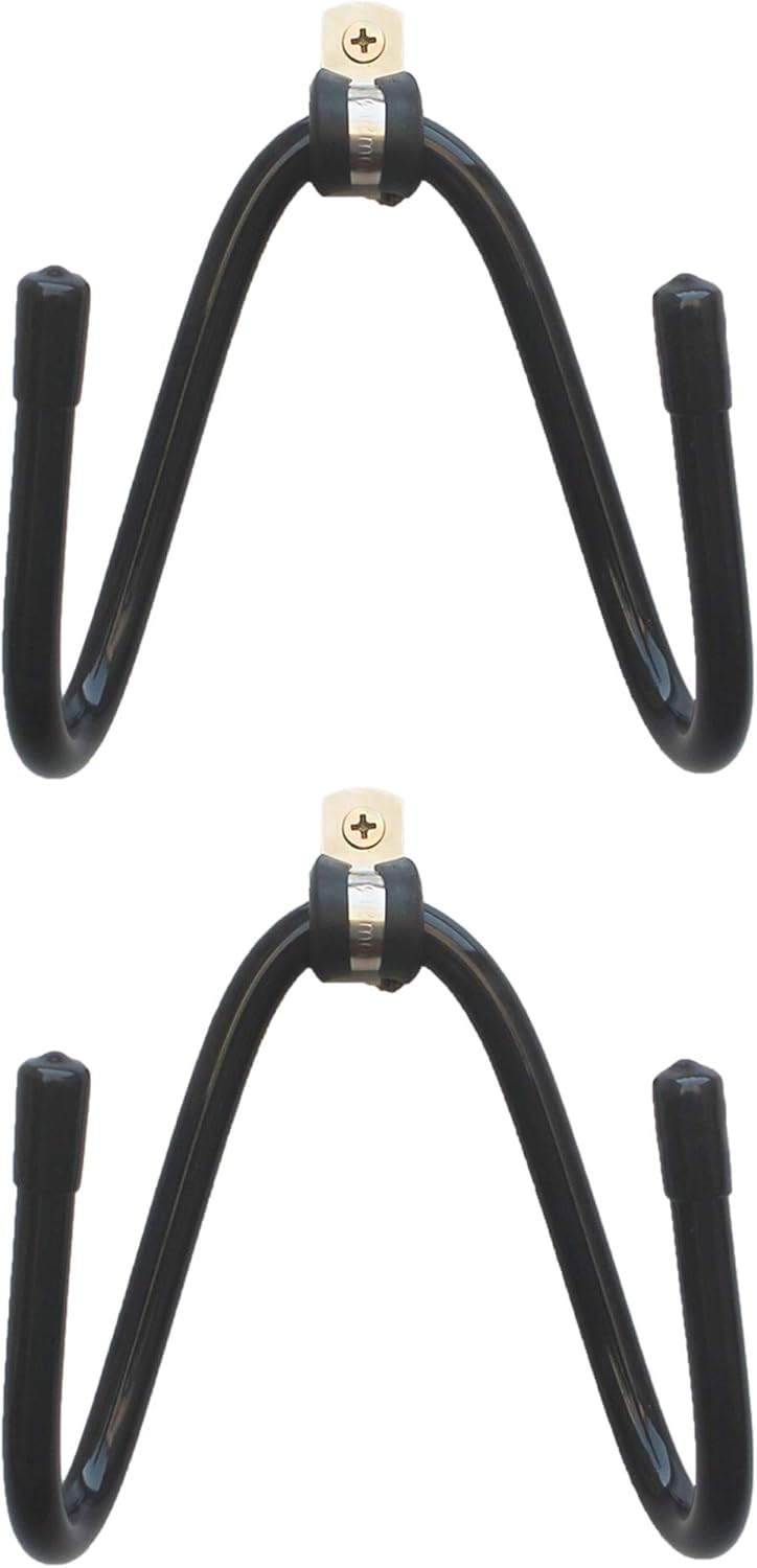 YYST Skateboard Wall Mount Skateboard Wall Hanger Storage Rack Flexible Hanger - Fit Cruiser Boards, Skateboards, Penny Boards, Longboards,etc- W Style - No Board -2/PK