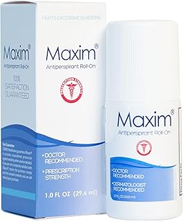 Maxim® Clinical Strength Antiperspirant for Hyperhidrosis Excessive Sweating – Stops Sweat Up to 48 Hours Per Use – Antiperspirant for Men and Women Certain to Keep you Dri