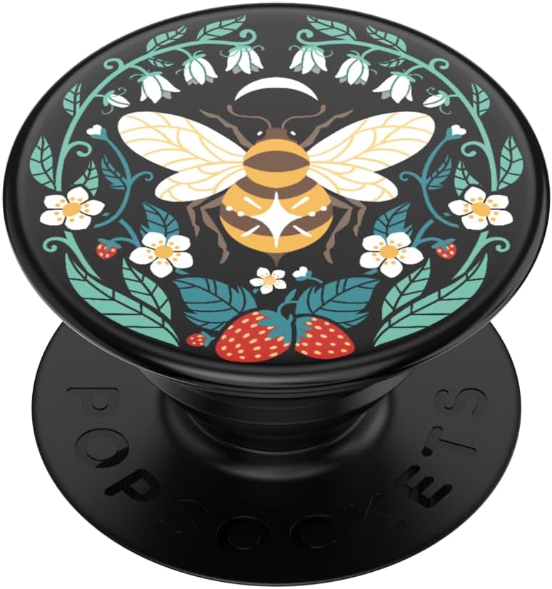 ​​​​PopSockets Phone Grip with Expanding Kickstand, Adhesive Grip, Cute PopSockets - Bee Boho