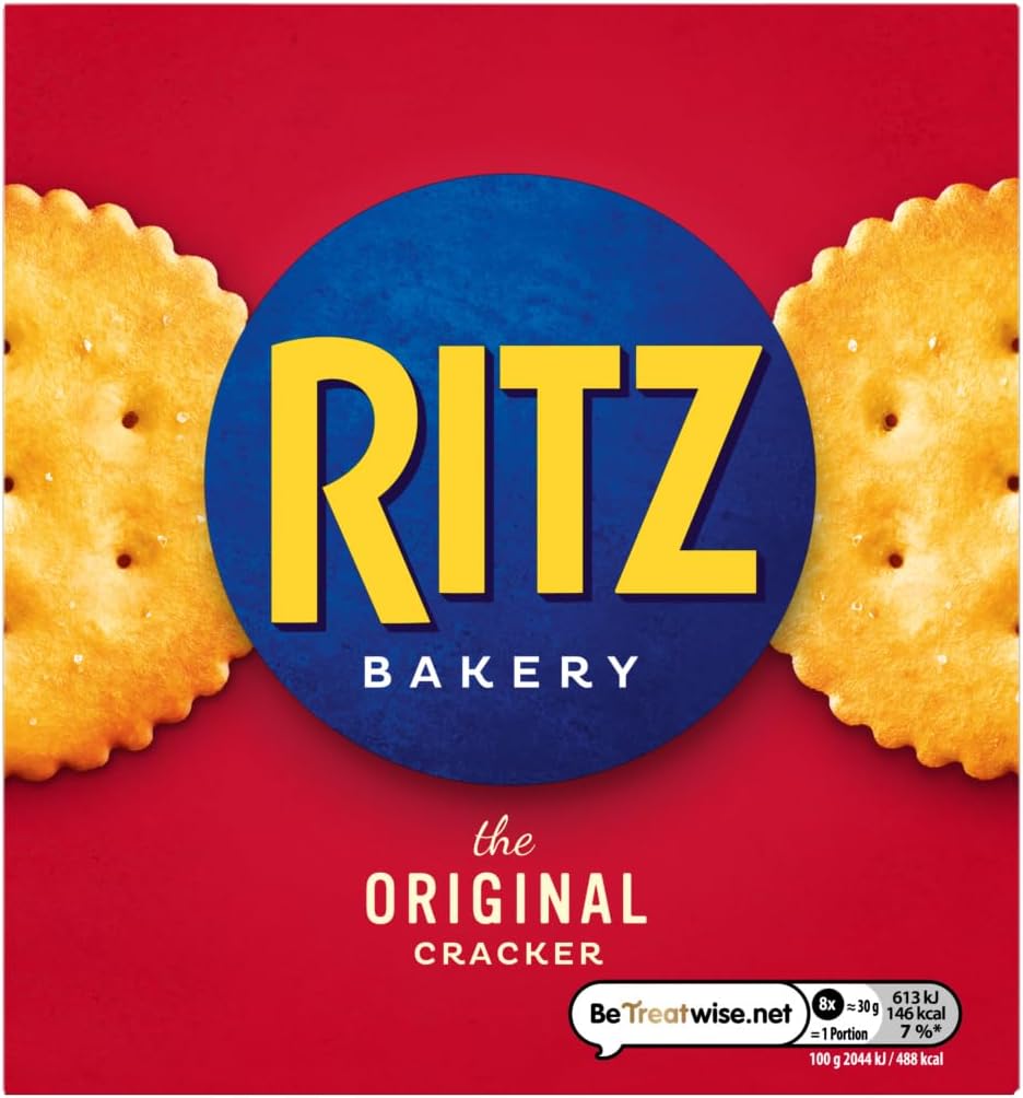 Ritz Original Cracker Box, Classic Savoury Crackers Perfect For Any Snacking Occasion, 150 g (Pack of 1)
