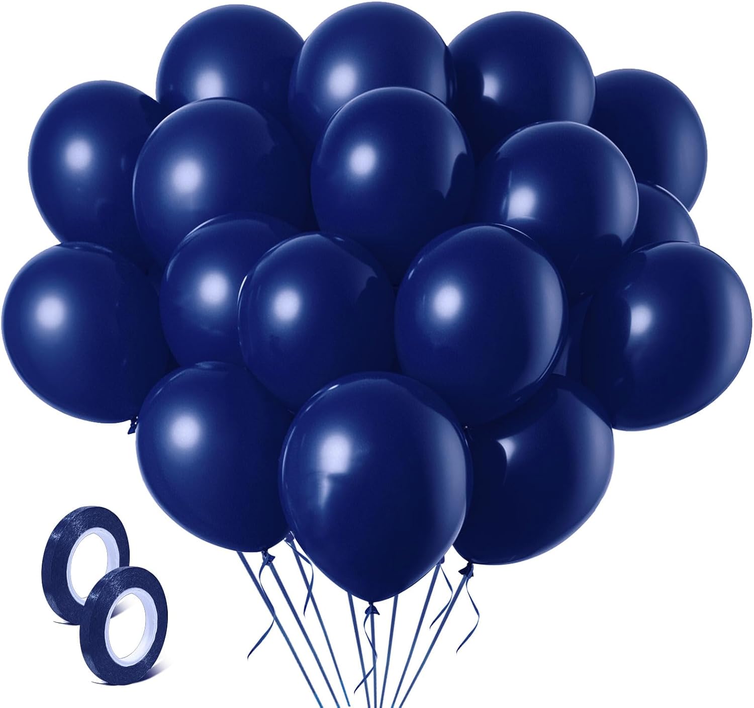 Navy Blue Balloons Latex Party Dark Blue 160 Pack 5 inch Round Navy Balloons for Wedding Graduation Birthday Party Backdrop Decorations