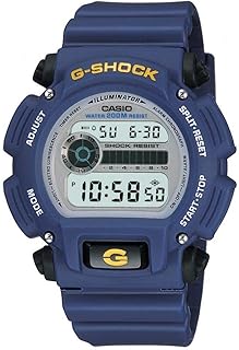 Casio G-Shock Men's Quartz Blue Rubber 200 M WR 45mm Digital Watch DW9052-2