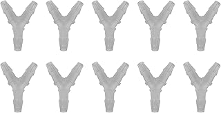 Premium Y-Connector| 10 Count | 3-Way Barbed Design | Secure Fit for Optimal Oxygen Flow | Compatible with Major Respiratory Brands | Durable, Medical-Grade Oxygen Therapy Accessory