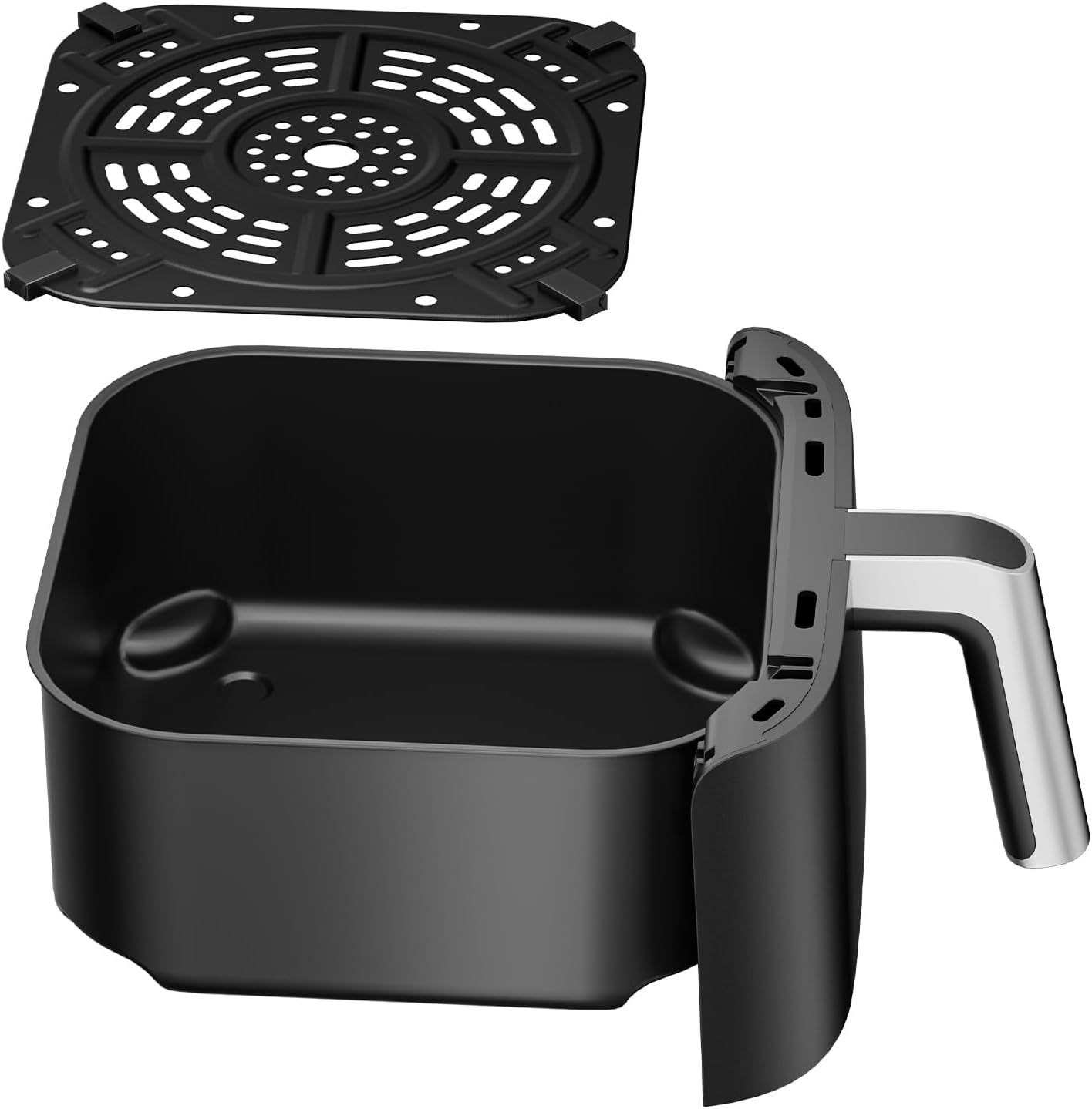 Air Fryer Basket and Crisper Tray for Ninja AF141,Air Fryer Replacement Parts for Ninja AF141,Non-Stick 5QT Replacement Basket