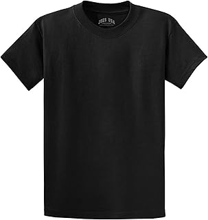 Joe's USA Mens Heavyweight 6.1-Ounce, 100% Cotton T-Shirts in Regular, Big and Tall Sizes