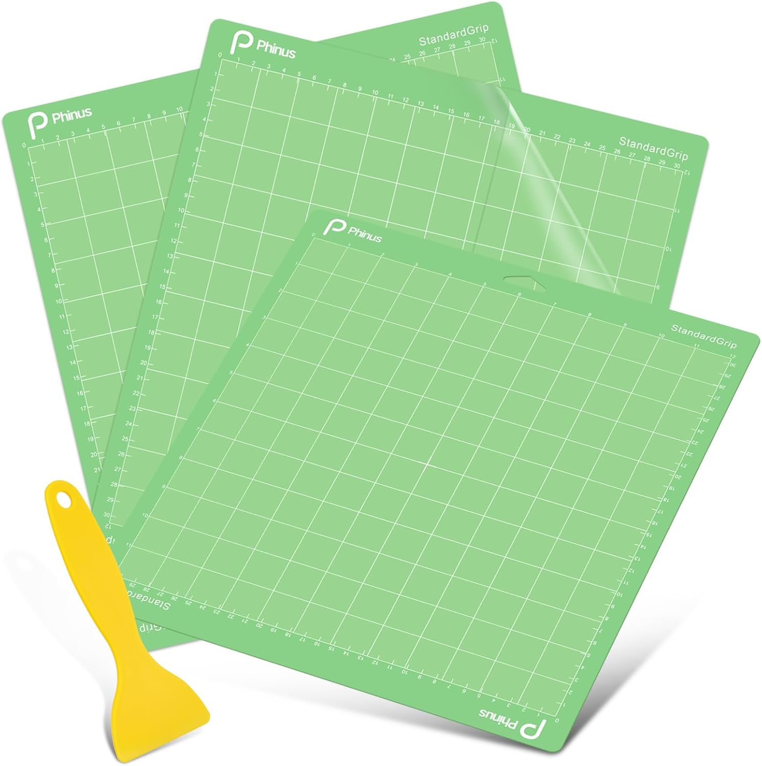 3 Pack Standard Grip Mat 12x12, Reusable Cutting Mats for Crafts, Cutting Mats for Maker 3/Maker/Explore 3/Air 2/Air/One