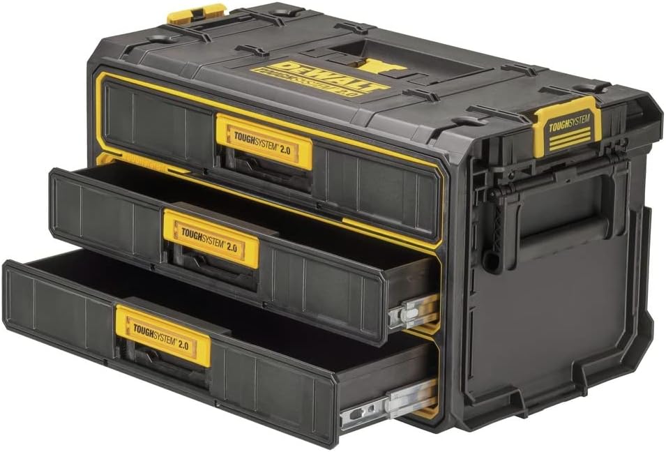 DEWALT TOUGHSYSTEM 2.0 Tool Organizer and Storage 3 Drawer Unit (DWST08330)
