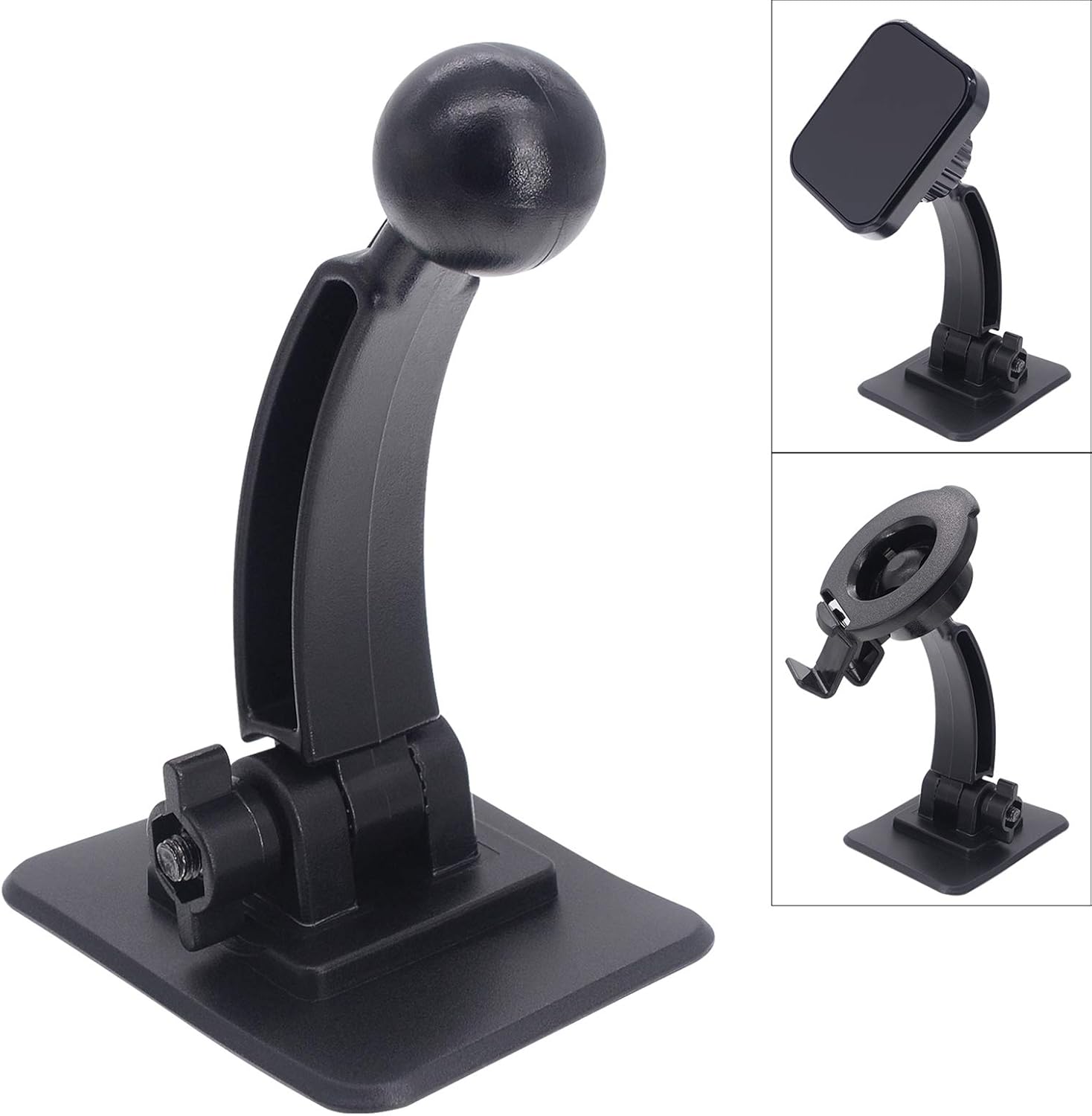 17mm Sticky Adhesive Mount Holder for Garmin GPS & Smart Phones - Car Windshield/Dashboard Flexible Permanent Holder Soft Base for Garmin Nuvi GPS Navigator/Cell Phone Magnetic Mounting Pad