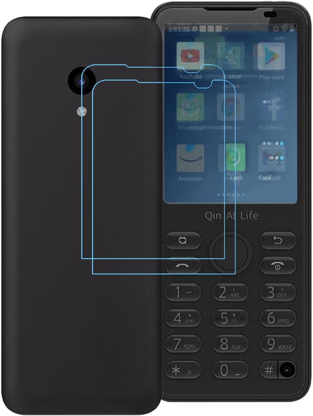 KJYFOANI For Xiaomi Qin F21 Pro/Plus Screen Protector Tempered Galss, [2 Pack] High Clear [9H Hardness] [Bubble Free] [Easy Install] Matte Protective Film for Xiaomi Qin F21 Pro/Plus 2.80 Inch.