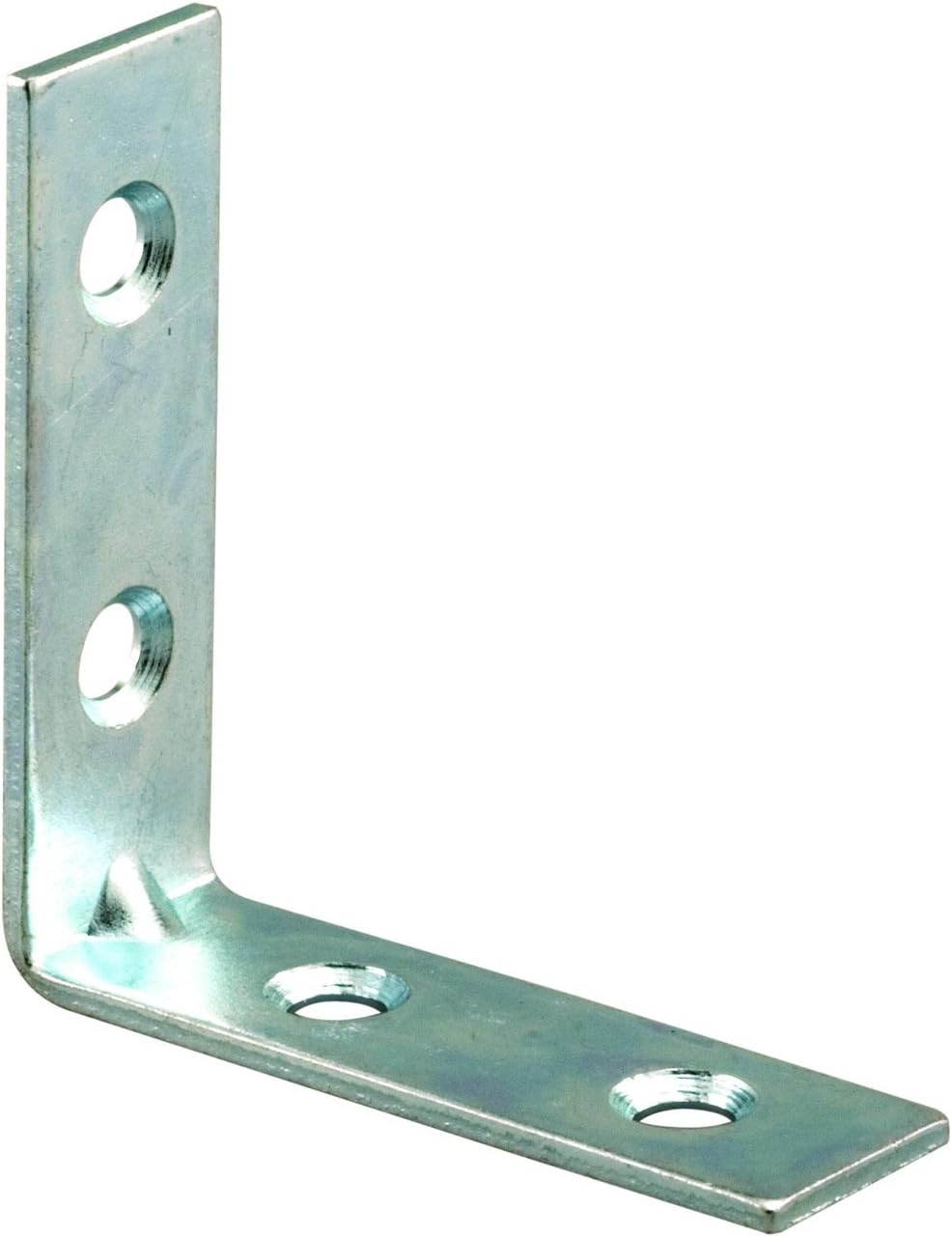 Prime-Line MP9221 Angle Corner, 2 In., Steel Construction, Zinc Plated, 4 Hole Bracket (10 Pack)