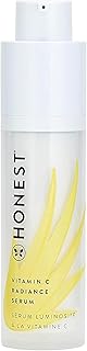 Honest Beauty Vitamin C Radiance Brightening Serum | Improves Skin Tone + Complexion | Vitamin C, Pearl, Hyaluronic Acid | EWG Verified + Cruelty Free | 1 fl oz