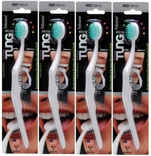 Tung Tongue Cleaner Brush Pack of 4