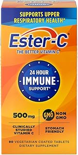 Ester-C 500 mg 24 Hour Vitamin C Tablets for Immune Support, Vitamin C Supplement, 90 Count