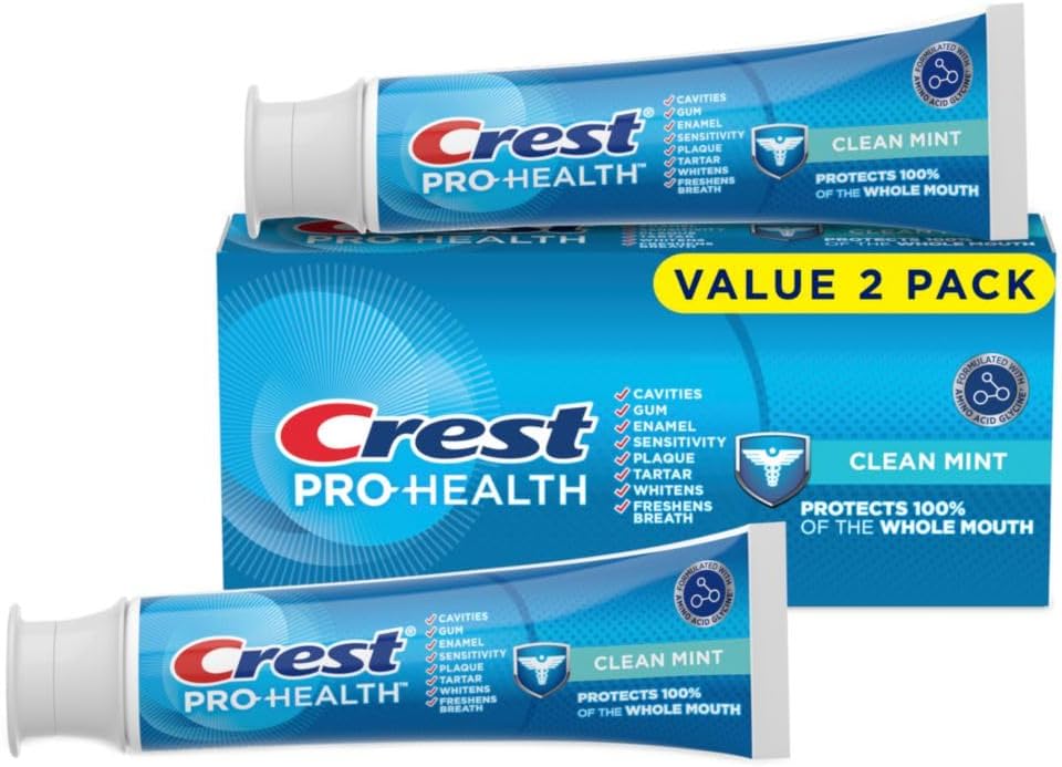 Crest Pro-Health Clean Mint Toothpaste (4.3oz) Twin Pack