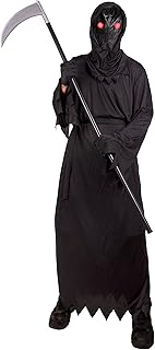 Kangaroo Halloween Scary Costume Grim Reaper Costume For Boys Kids Costume With Glowing Red Eyes