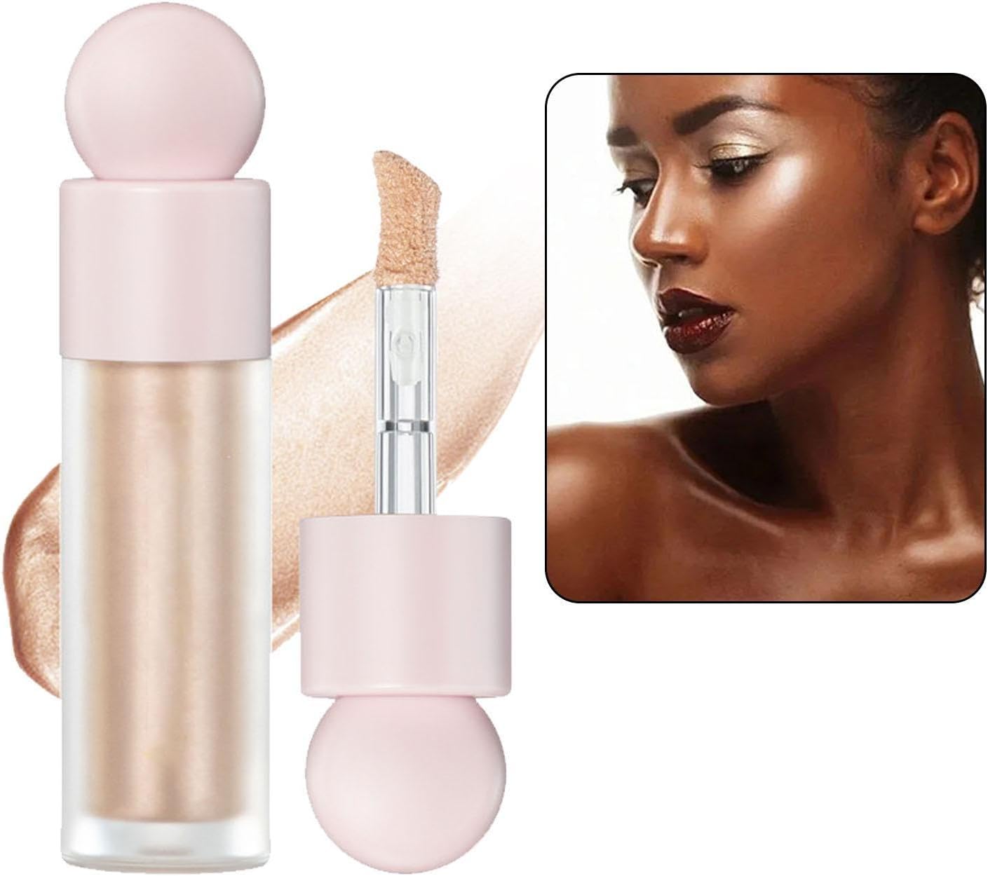 Liquid Luminizer - Sweatproof Smooth Highlight Face,Highlighter Makeup for Face & Body, Face Highlighters & Luminizers for Women Girls