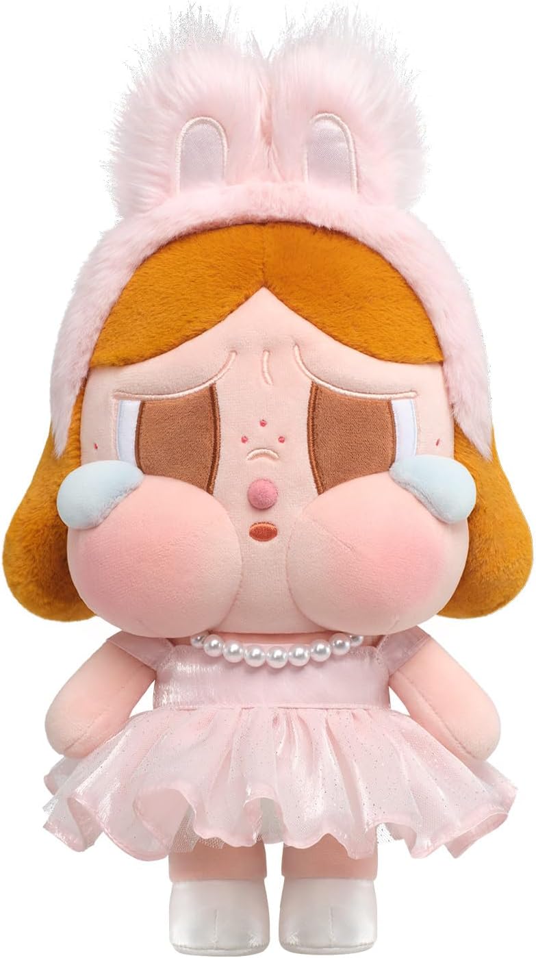 POP MART Crybaby Shiny Shiny Series-Plush Doll (Pink) 13 inches Height, Toys for Modern Home Decor, Collectible Toy Set for Desk Accessories, 1PC