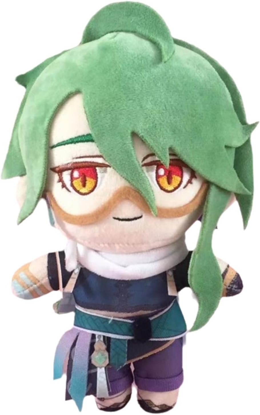 KUKUShining Genshin Impact Plush, 20CM Soft Anime Figure Stuffed Plushie Cute Cartoon Toy Doll For Gamer Fans Gifts(Bai Zhu)