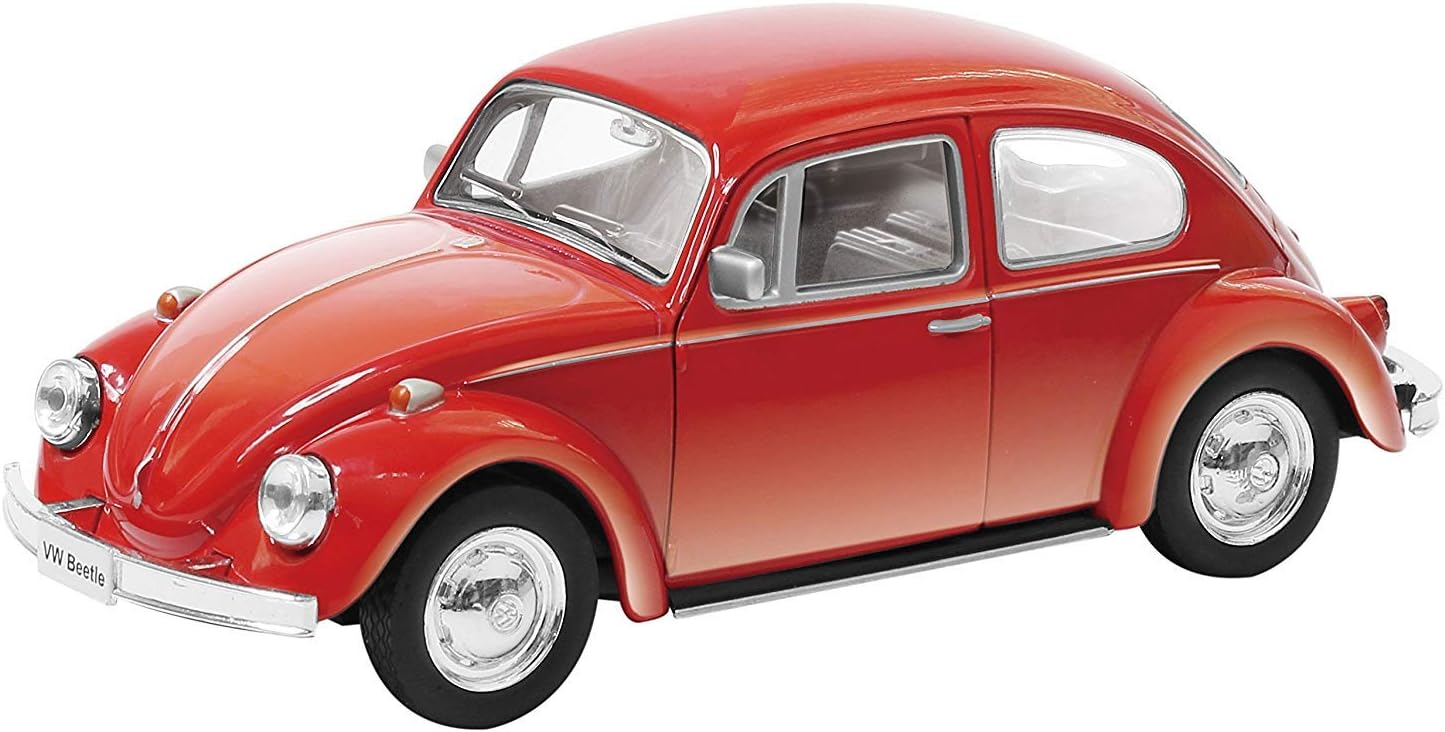 KiNSMART - 1967 Volkswagen Classic Beetle 5 Inch 1:32 Scale Die Cast Metal Model Toy (Red)