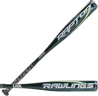 Rawlings | Raptor Youth Baseball Bat | USA | -10 Drop | 2 1/4" Barrel | 1 Pc. Aluminum
