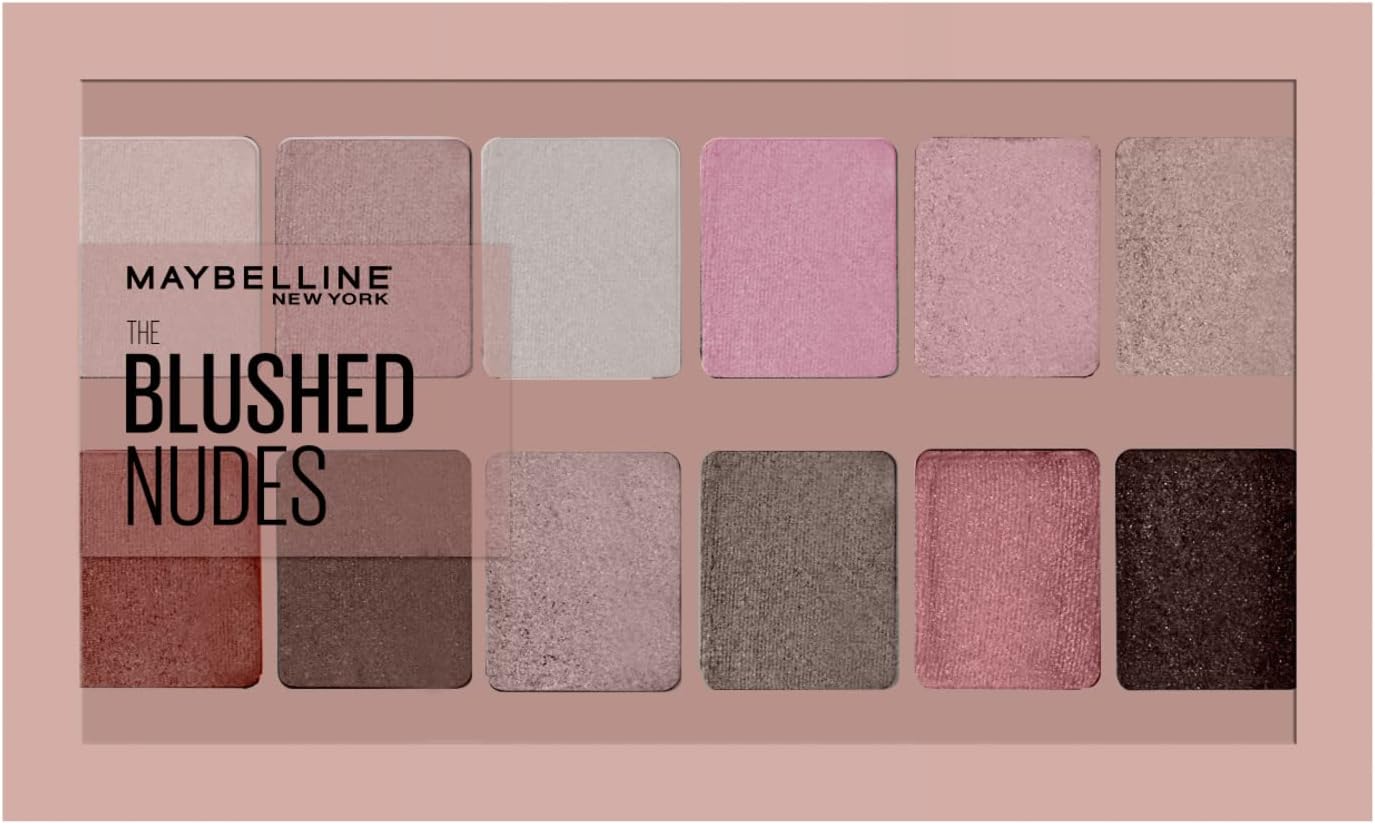 Maybelline Eye Shadow Palette Blushed Nudes, W29