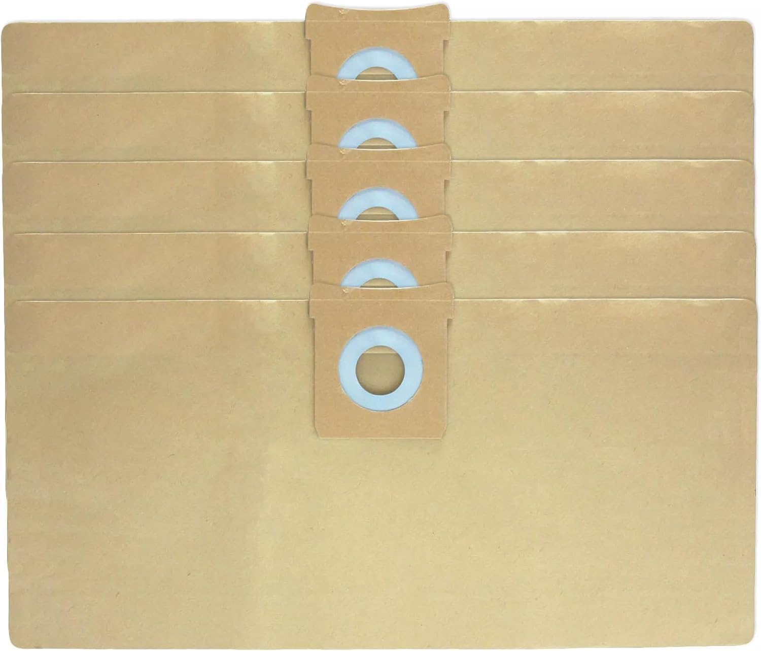 SPARES2GO Strong Dust Bags for Mac Allister MAC25-S, MAC19-PRMAC22-PRMWVPAll 20/30, 16L, 20L, 30L Vacuum Cleaner (Pack of 5)