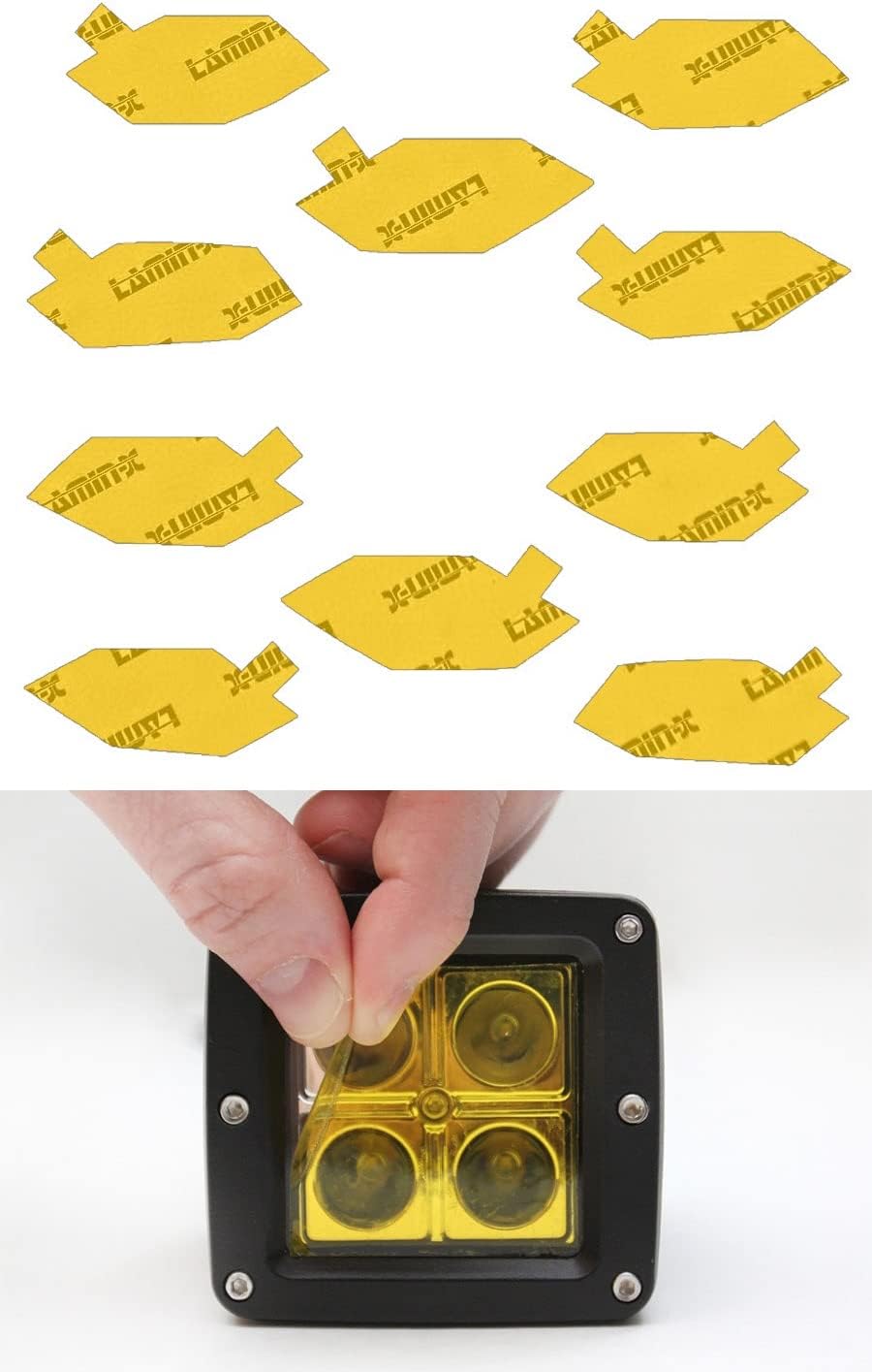 Lamin-x Custom Fit Yellow Fog Light Covers for VW Golf GTI (2022+)