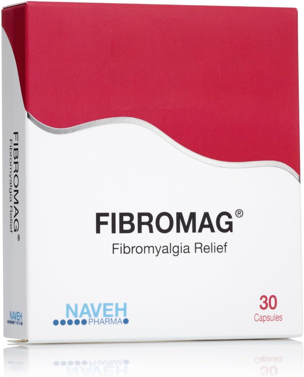 NAVEH PHARMA FIBROMAG - Fibromyalgia Pain and Fatigue Relief Supplements Natural Fast-Acting Extended Release Fibromyalgia & Arthritis Support for Muscle Aches, Exhaustion (30 caps)