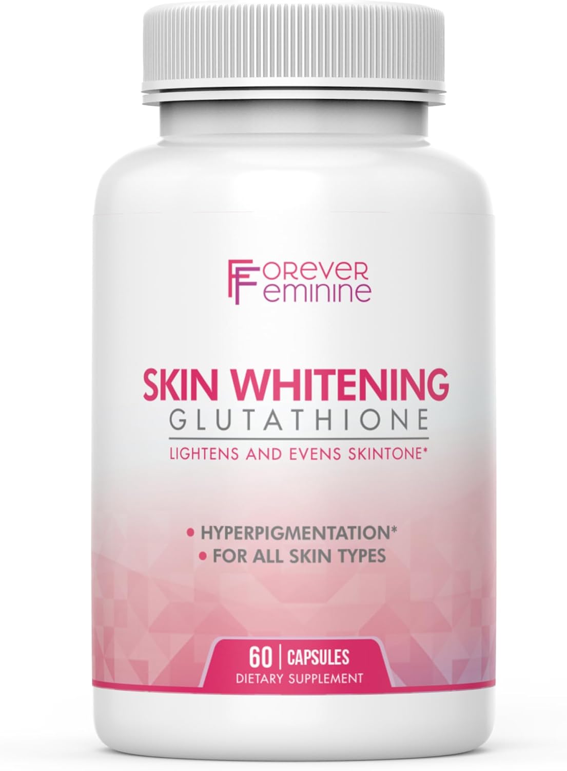Glutathione Whitening Pills - Premium Skin Lightening Supplement - Antioxidant Rich, Helps With Hyperpigmentation - 60 Capsules