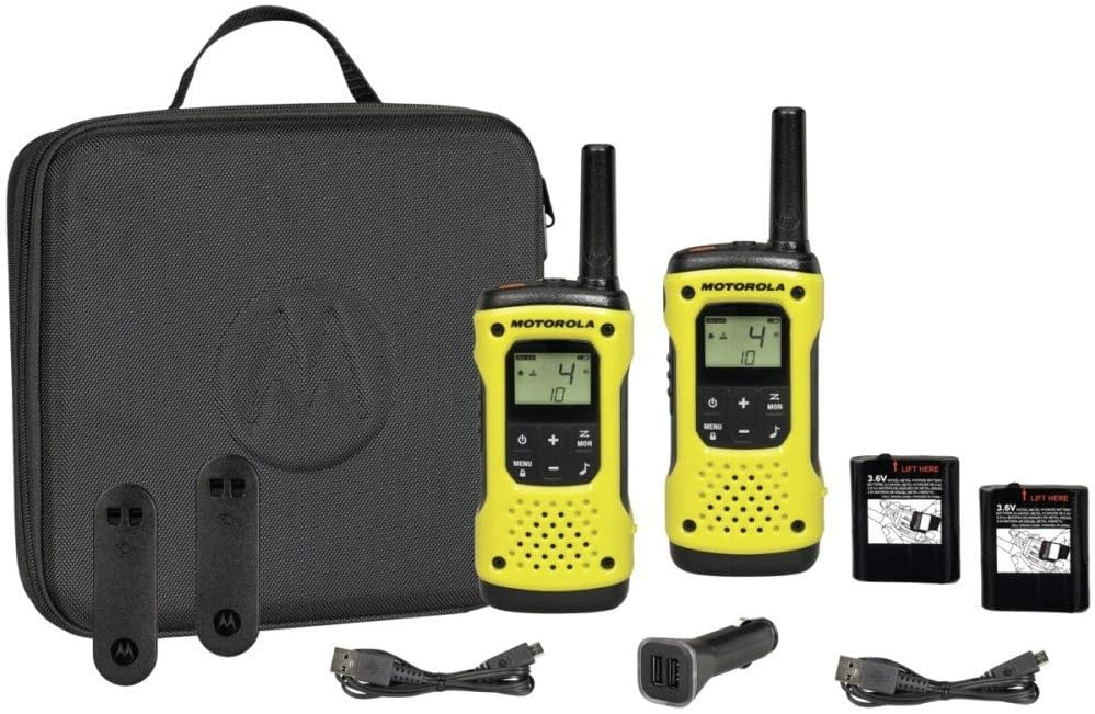 Motorola Tlkr T92 H2O PMR446 2-Way Walkie Talkie Waterproof Radio Twin Pack with Travel Case
