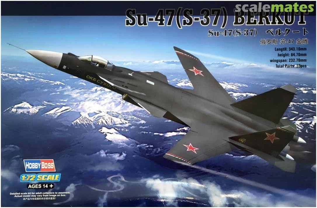 Hobby Boss Su-47 (S-37) Berkut Airplane Model Building Kit