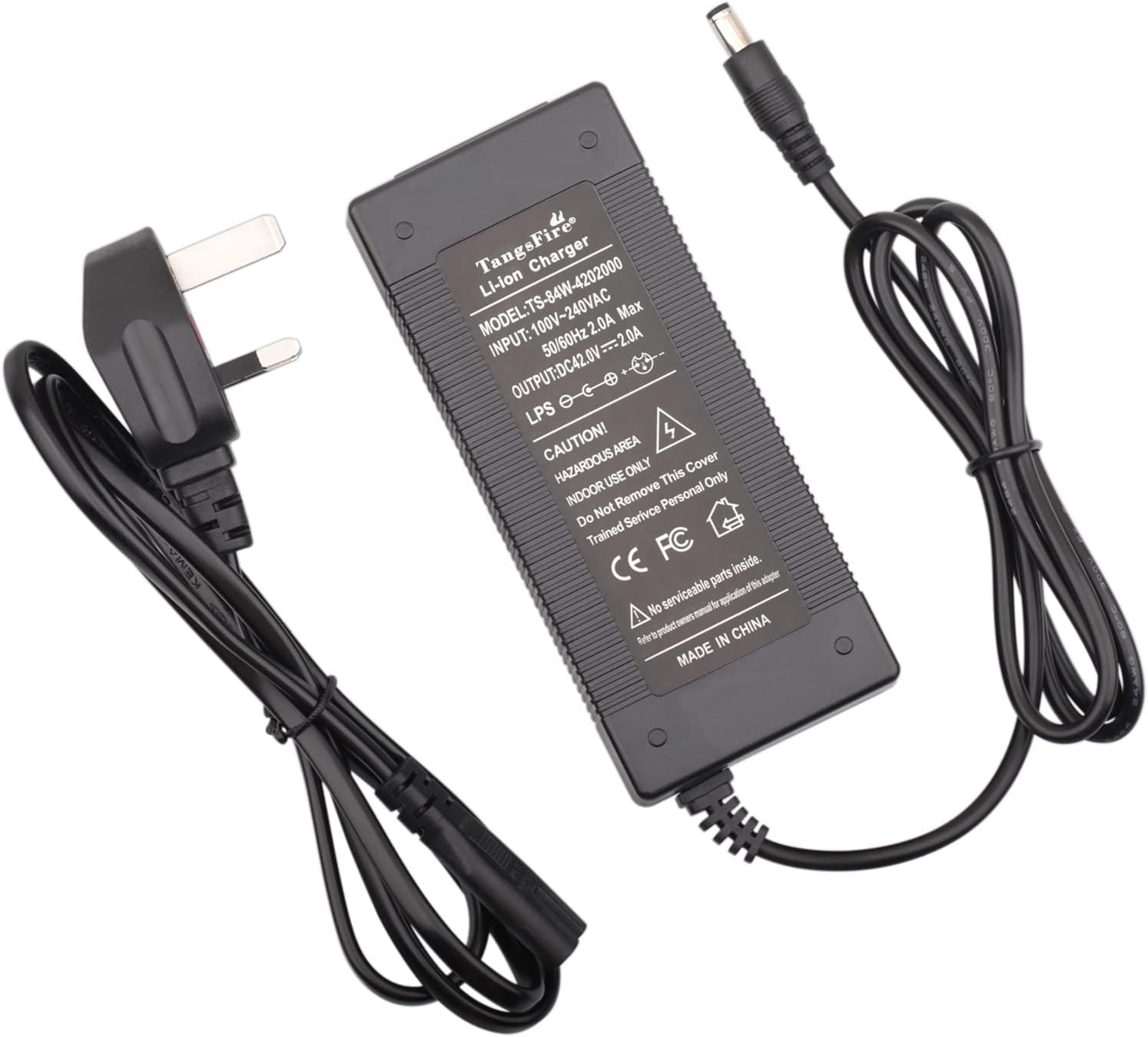 36V Battery Charger 42V 2A Electric Scooter Charger for Mobility Scooter 42V Ebike Charger E-bike Compatible with E-scooters GOTRAX Hiboy Swagtron Jetson