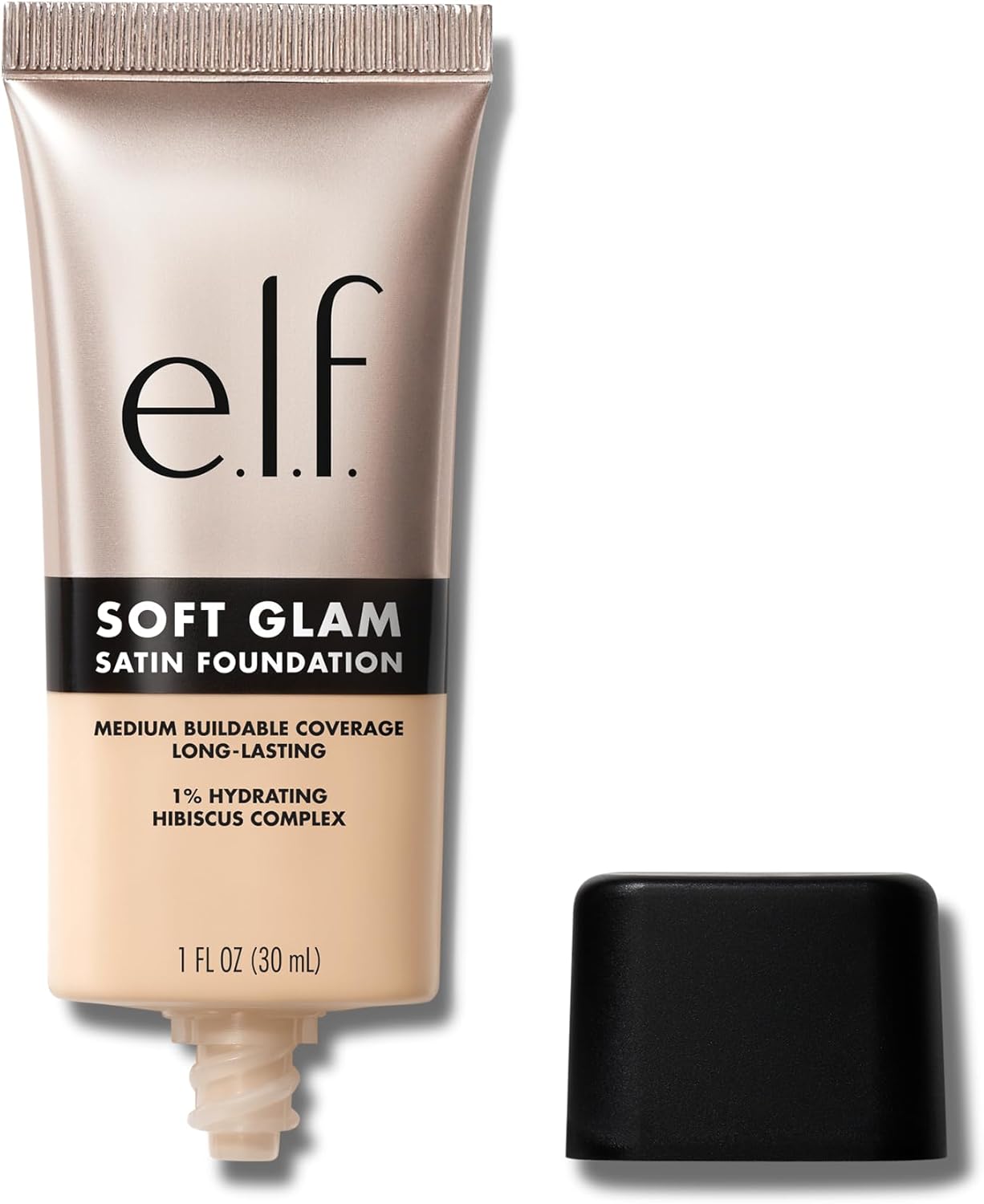 e.l.f. Soft Glam Foundation, Medium Coverage, Long-Lasting & Buildable Foundation For A Smooth, Satin Finish, Vegan & Cruelty-Free, 13 Fair Neutral