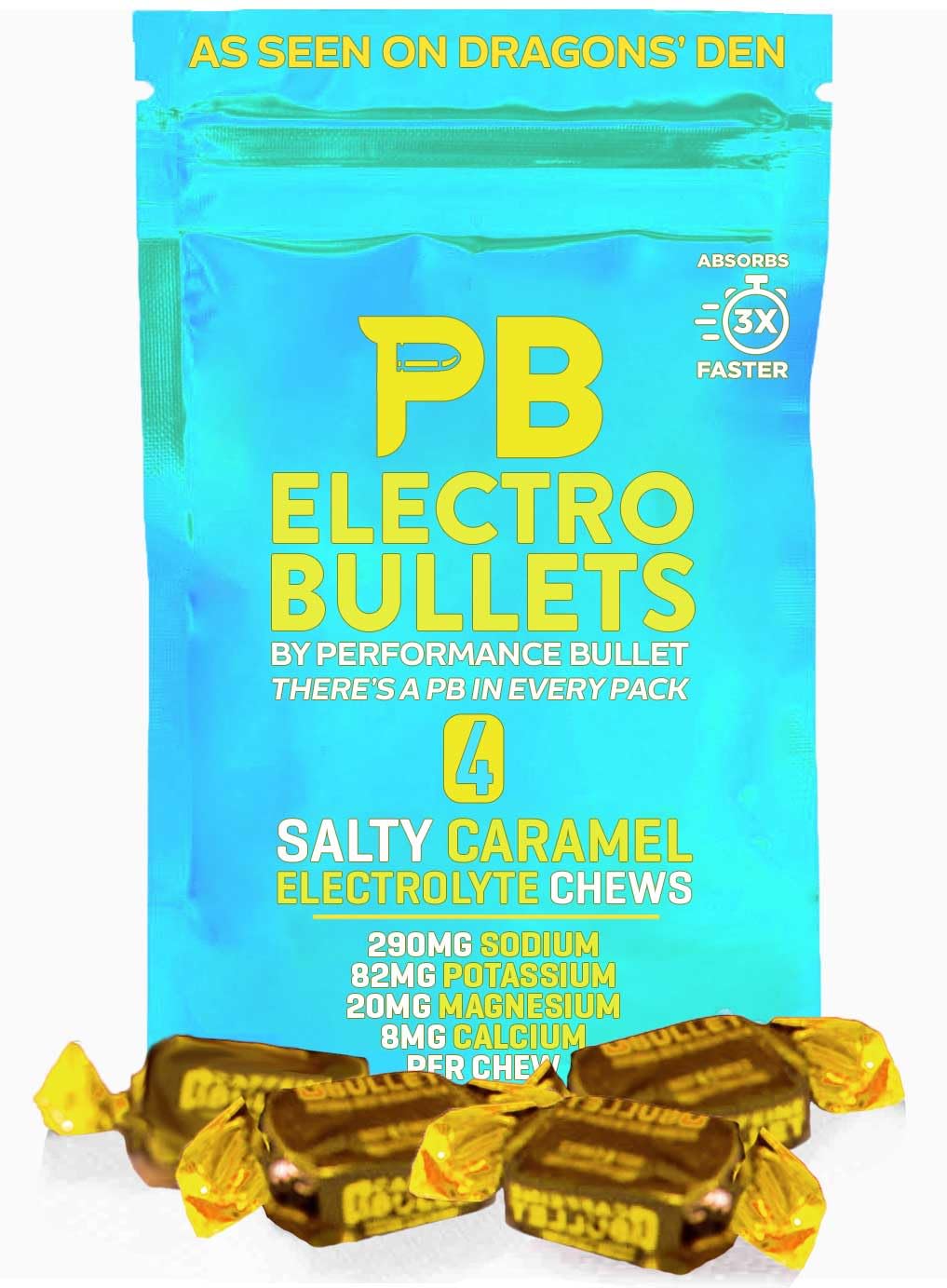 Electro Bullet Caramel 4 Pack MCF
