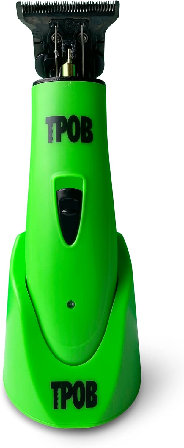 TPOB Ghost X Beard Trimmer Hair Clippers for Men, Professional Hair T-Blade Trimmer Cordless Rechargeable Edgers Clippers Electric Beard Shaver (Green)